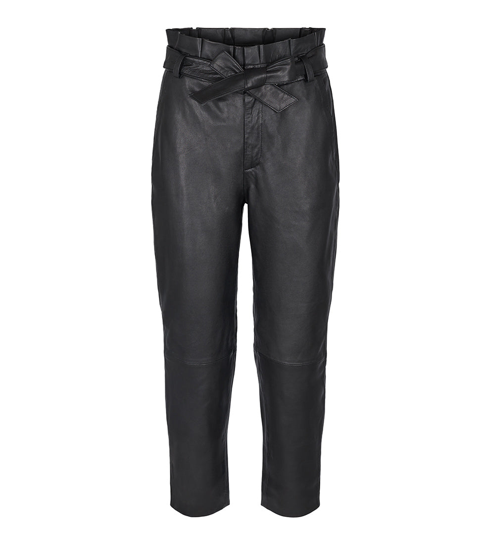 Phoebe Leather Pants - Bukser - Co'couture