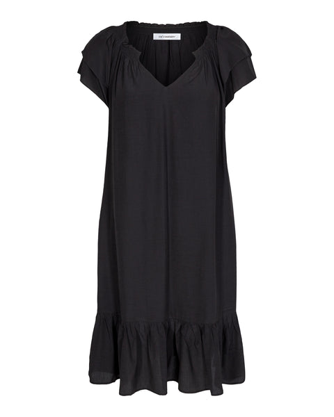 Sunrise Cropped Dress Black - Kjole - Co'couture